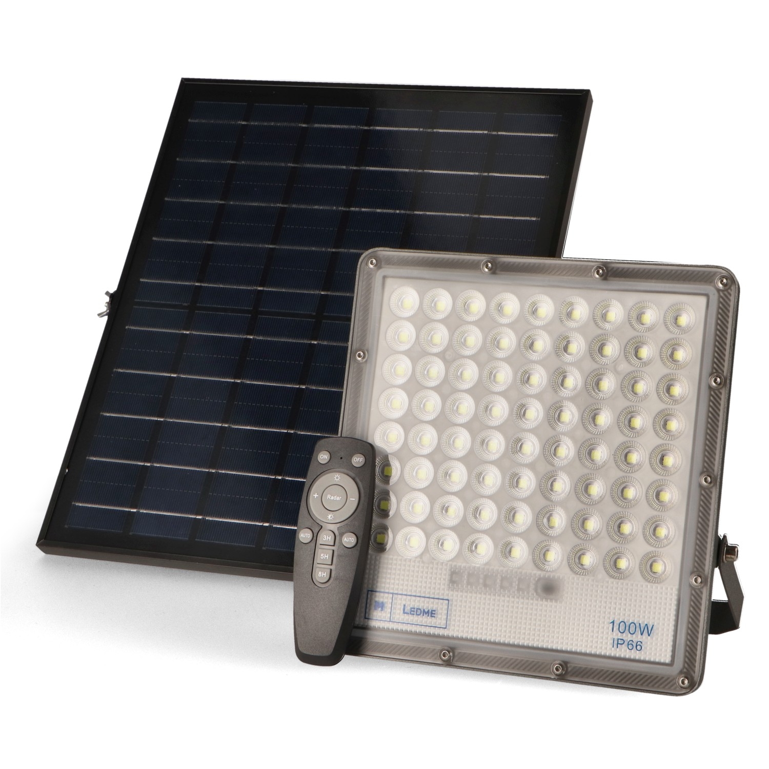 Foco Proyector Led Solar Bari 100W - Dsc