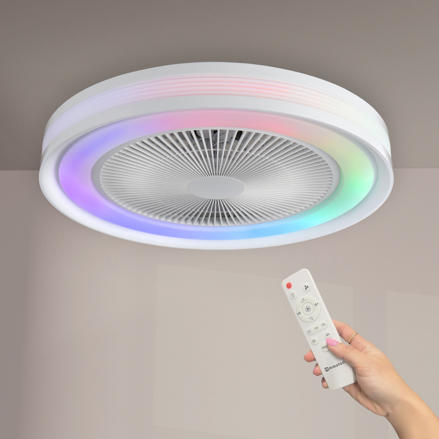Ventilador de Techo Led Colours Cct+Rgb