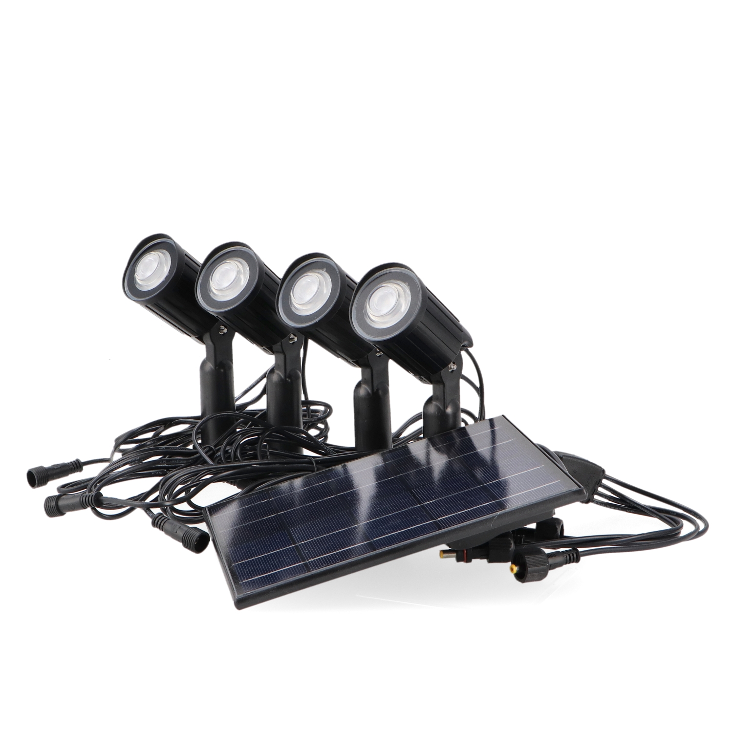 Kit de 4 Focos Solares Led Con Pincho Roxi