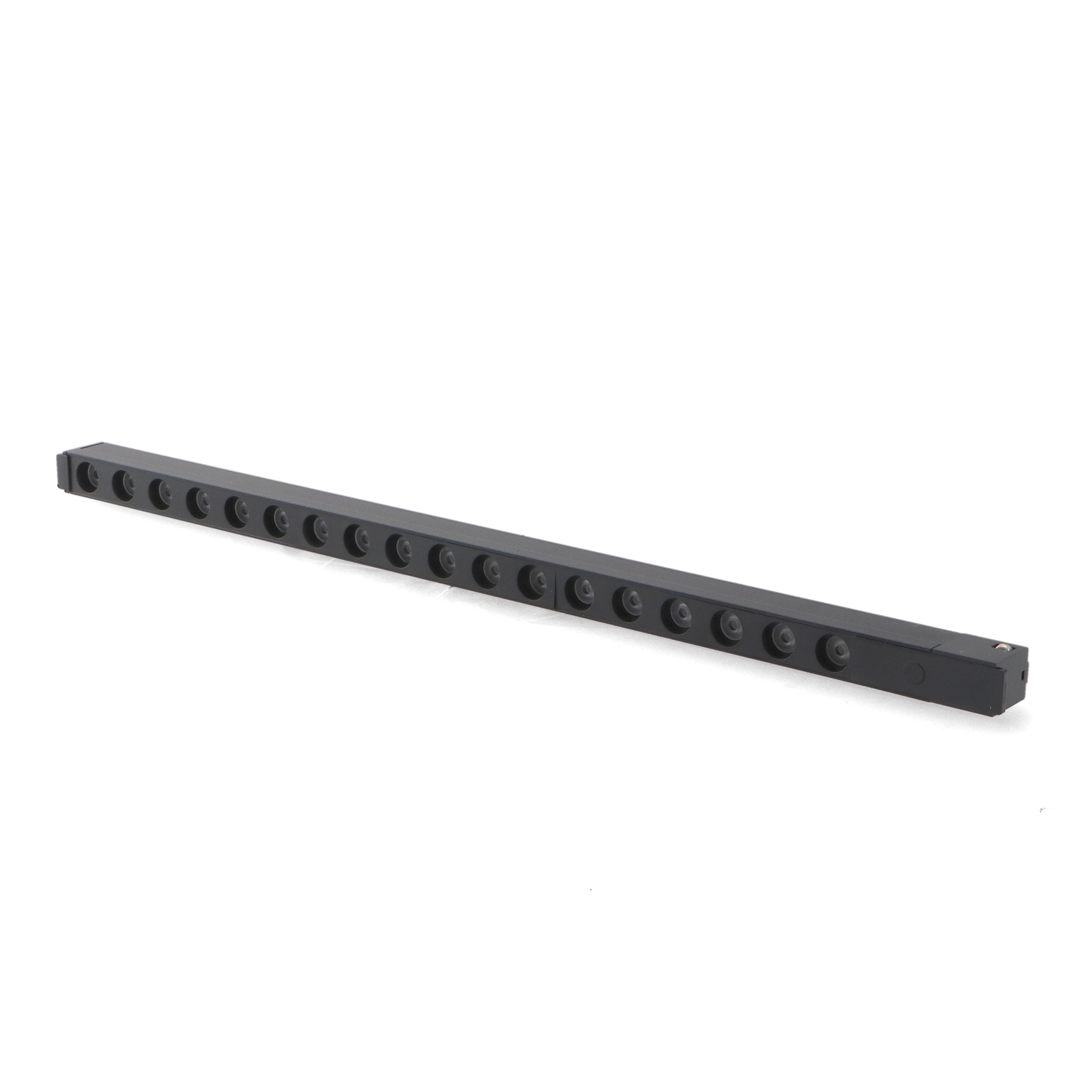 Foco Led Hallway Serie 16Mm 18W Para Carril Magnético Negro 48V