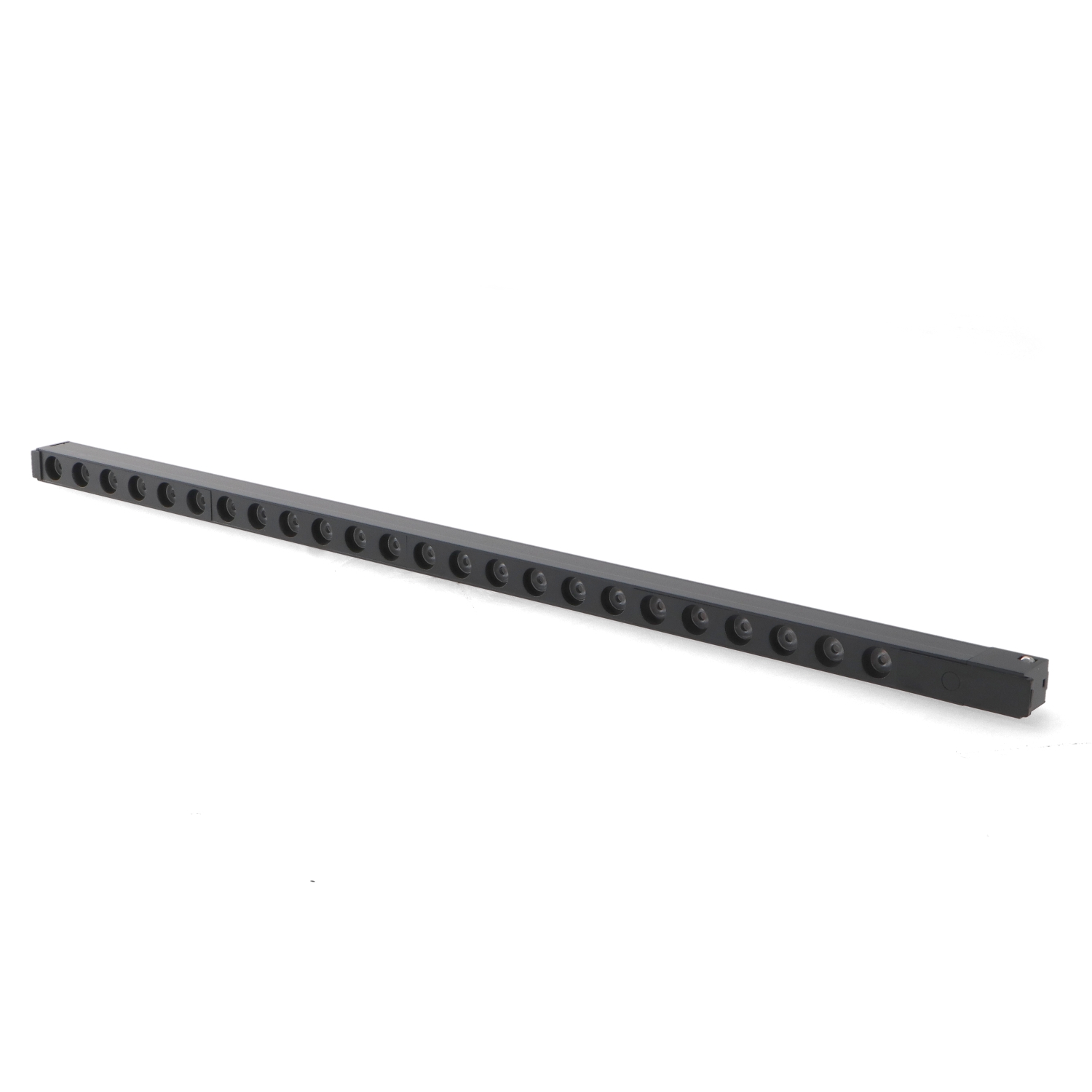 Foco Led Hallway Serie 16Mm 24W Para Carril Magnético Negro 48V