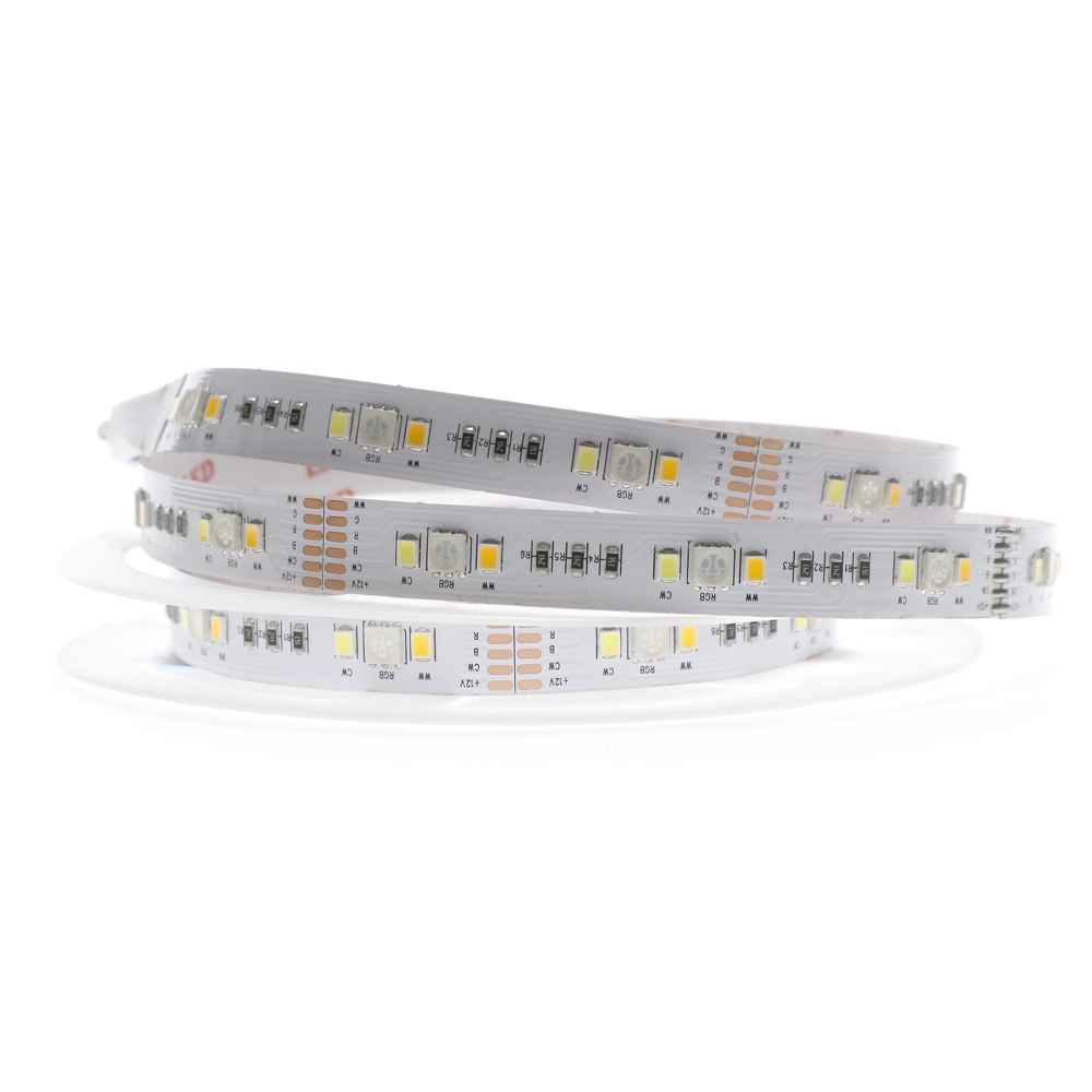 Tira Led 12V Dc Fullstack Smd5050 30 Led/m + Smd2835 60 Led/m Rgb+Cct Ip20 - 5 Metros - Dsc