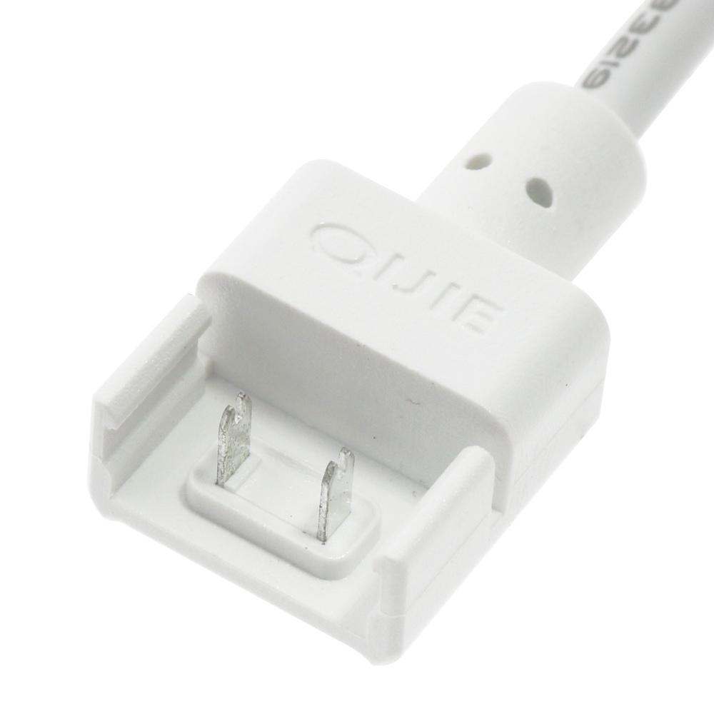 Conector Intermedio Con Cable Para Tira Led Ip68 10Mm Out 8Mm In 2Pin