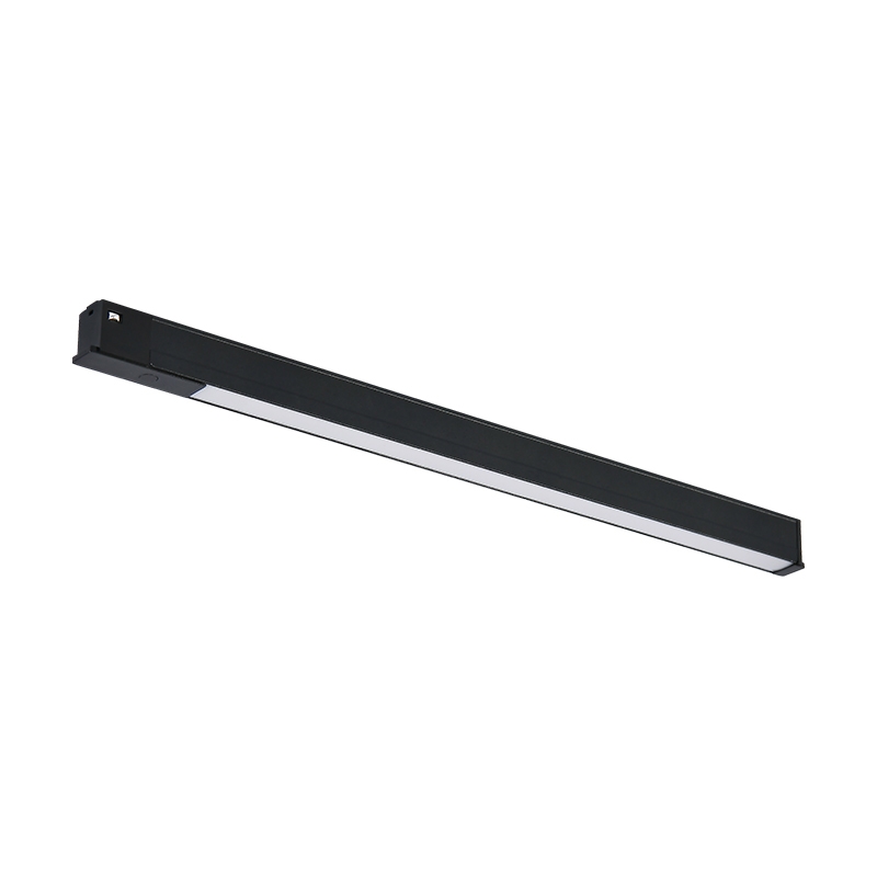 Foco Led Lounge Serie 16Mm 10W Para Carril Magnético Negro 48V