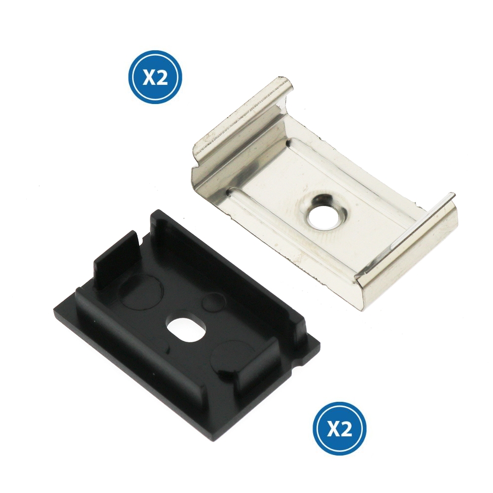 Pack 2 Tapones y 2 Grapas Para Perfil Lm3778