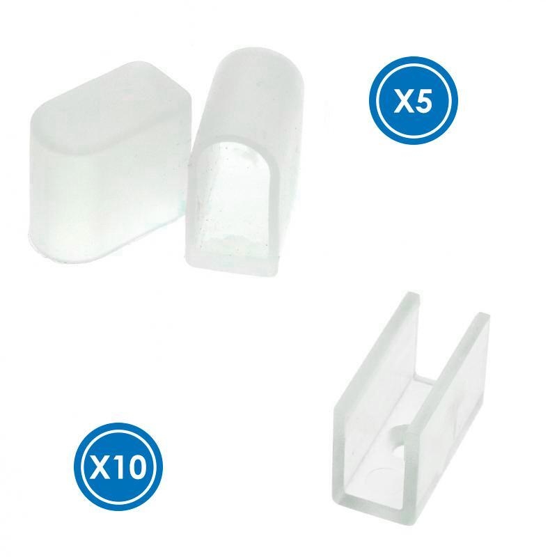 Pack Tapones y Grapas Para Tira Funda Neon Lm3979