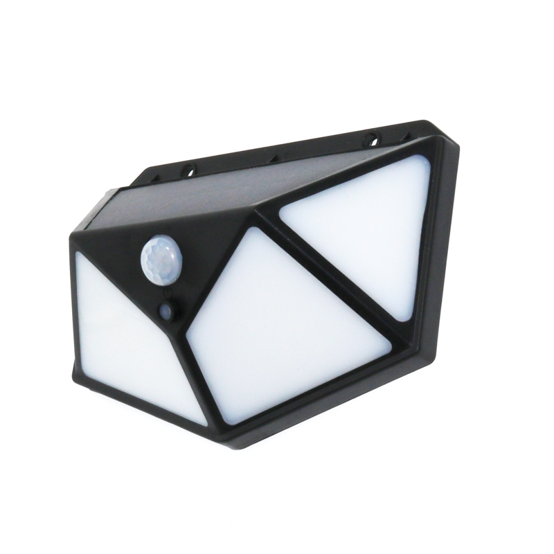 Aplique Led Solar Mustang Con Sensor Movimiento