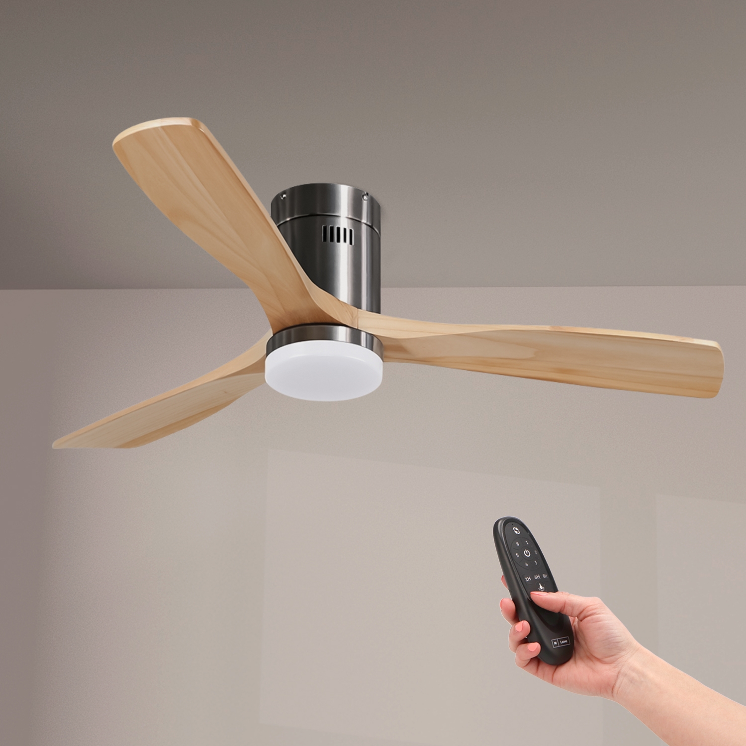 Ventilador de Techo Led Níquel Energy