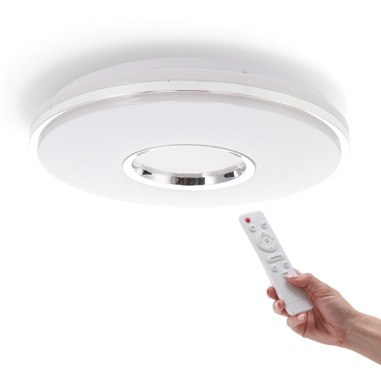 Plafon Led Cct Circular Bari 40W - Dsc