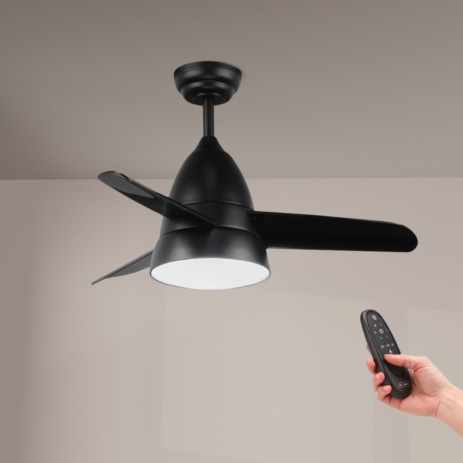Ventilador de Techo Led Black Silence - Dsc