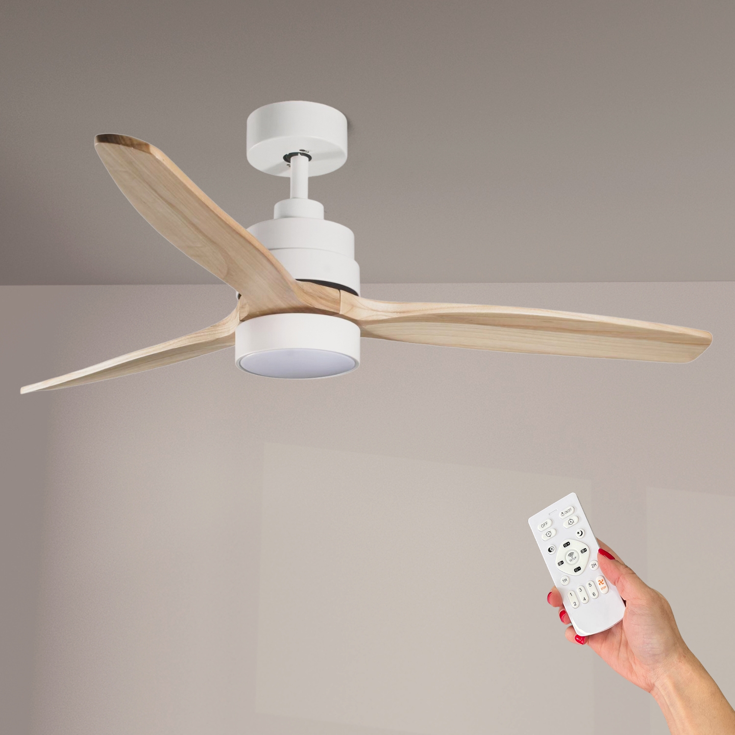 Ventilador de Techo Led White Crazy