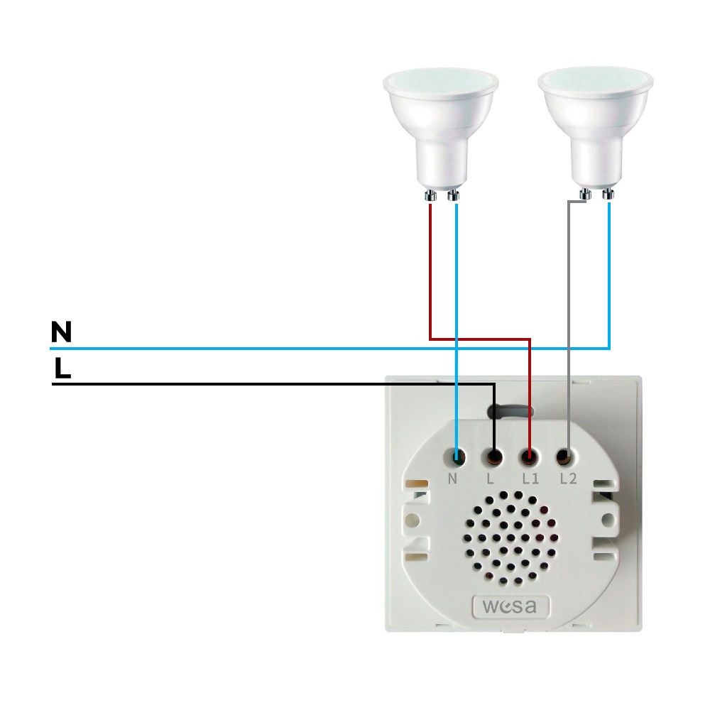 Interruptor Táctil Simple - Dsc - Ledme