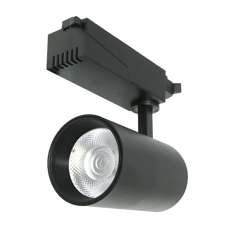 Foco LED Clean Negro 30W Monofásico - MediLED - Tienda Online de
