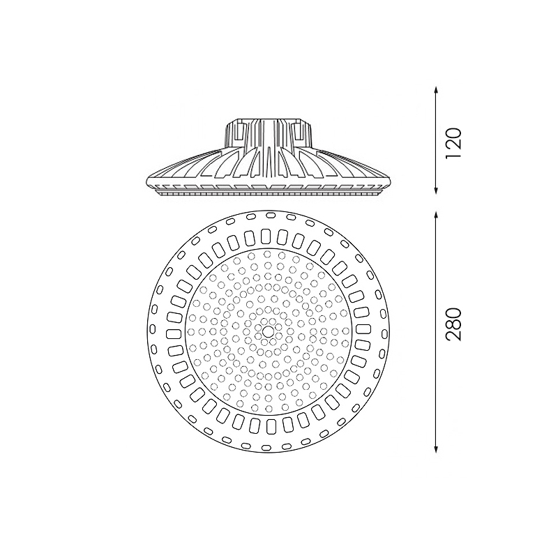 campana UFO LED Inspire 100W - DSC  5700K