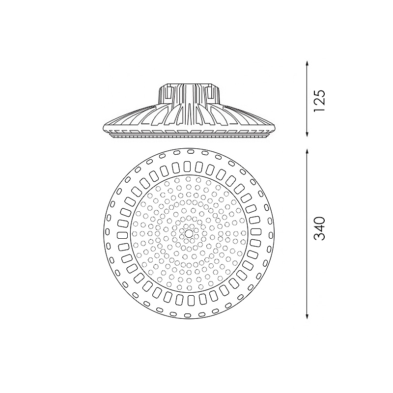 campana UFO LED Inspire 150W - DSC  5700K