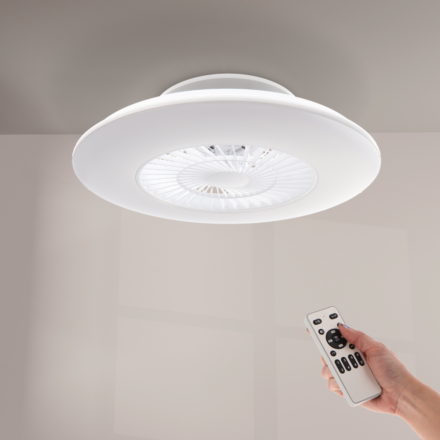 Ventilateur de Plafond à Led Avec Ligne