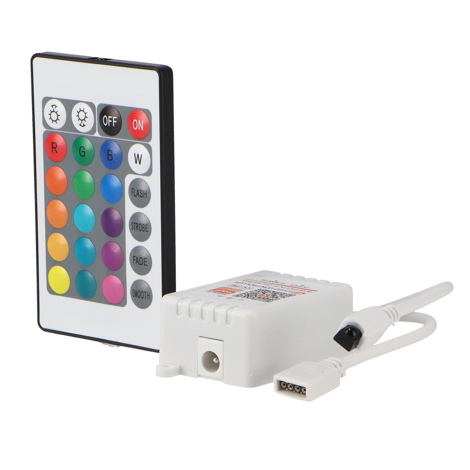 Mini Contrôleur Smarthome Pour Ruban Led Rgb Avec Télécommande Ir / App