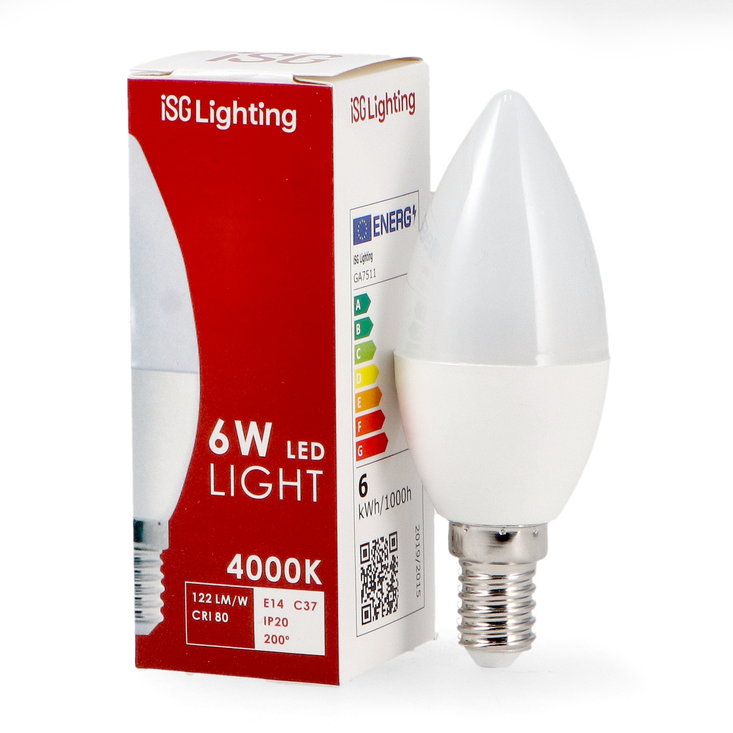 Ampoule Led C37 E14 6W