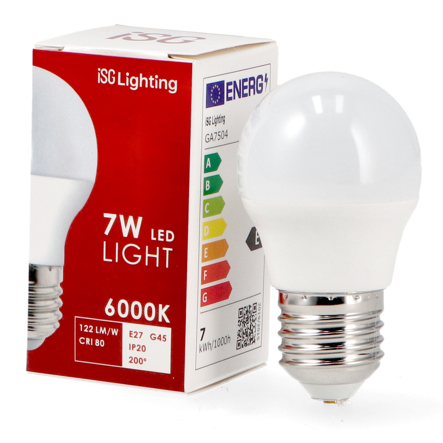 Ampoule Led E27 G45 7W