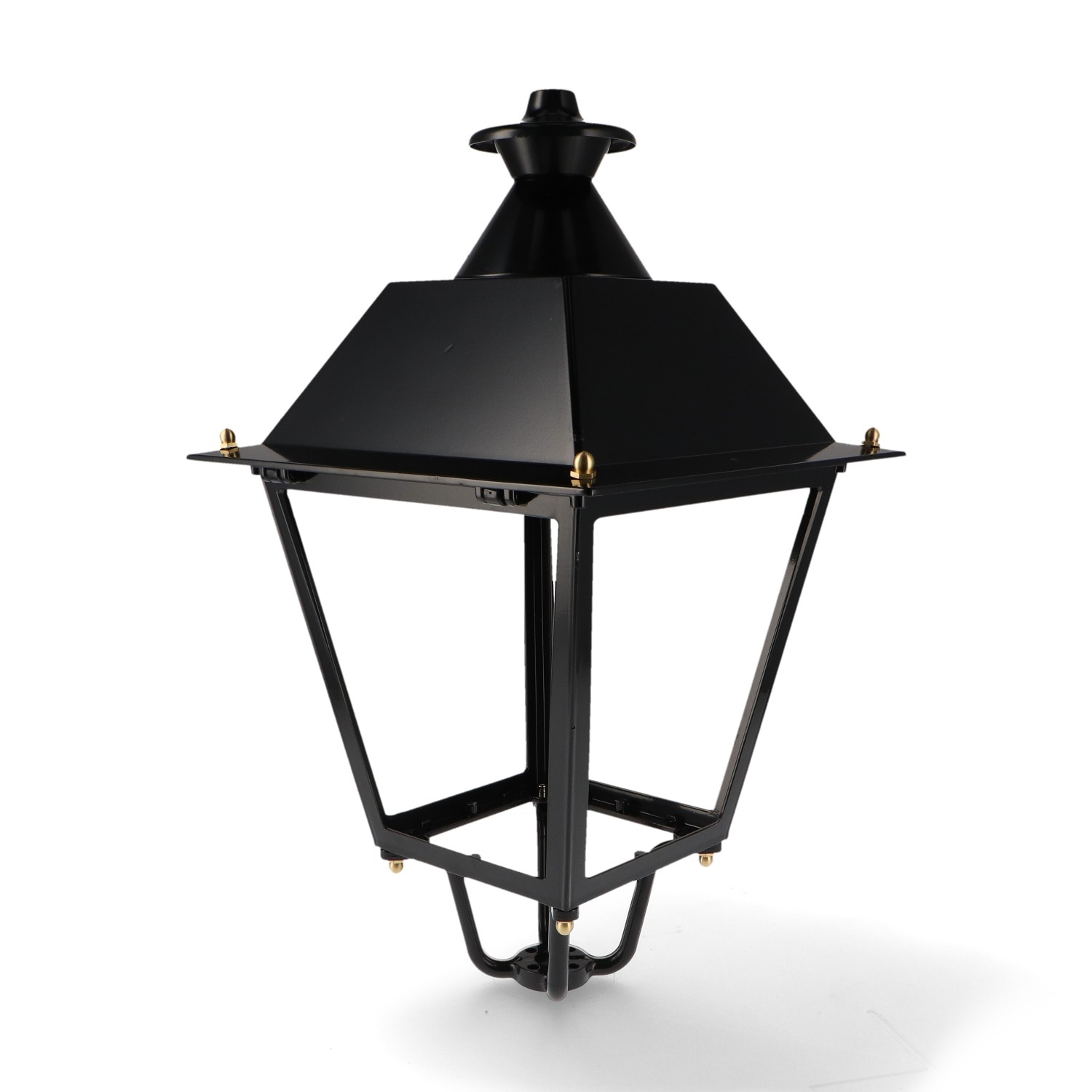 Luminaire Villa Acier Peint Noir Four