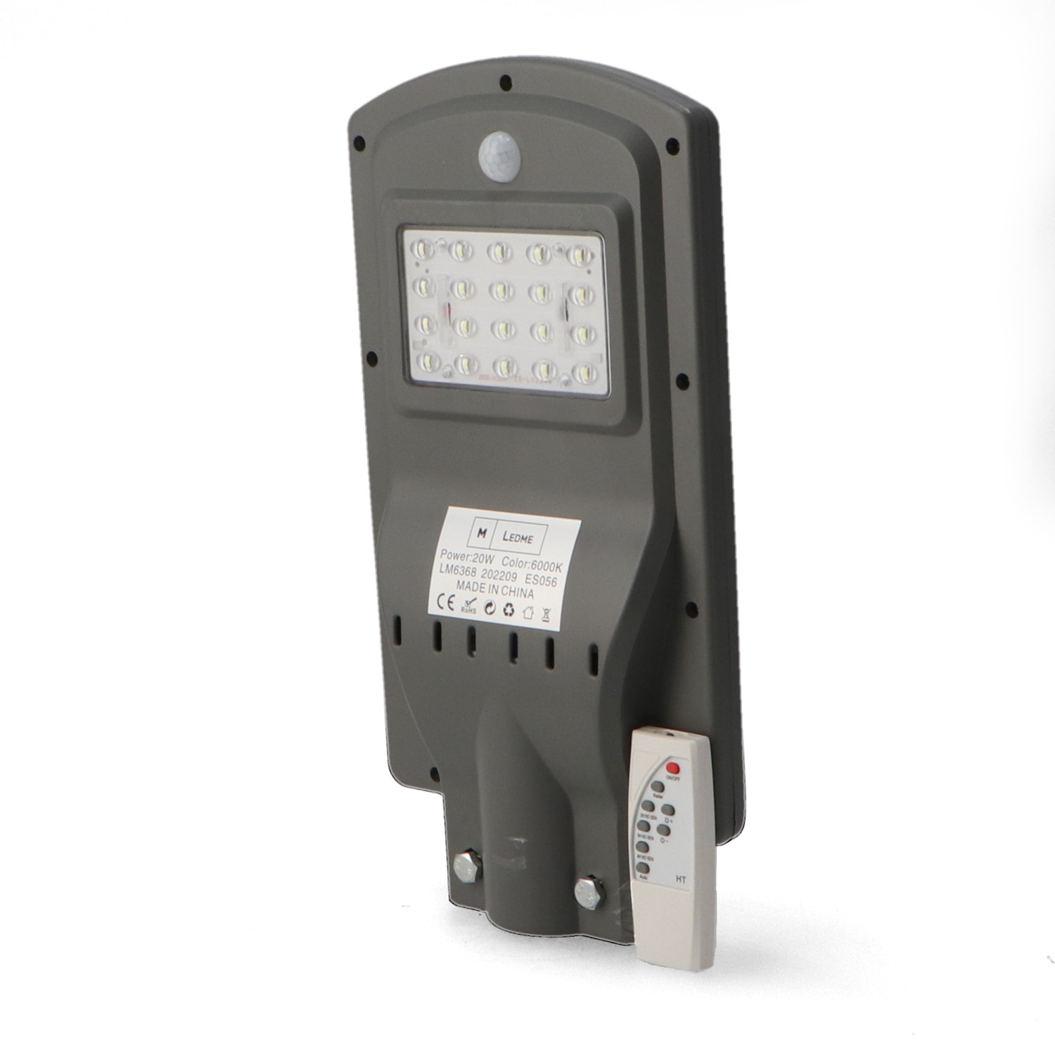 Luminaire Solaire Led Pour éclairage Public 20W Avec - Dsc