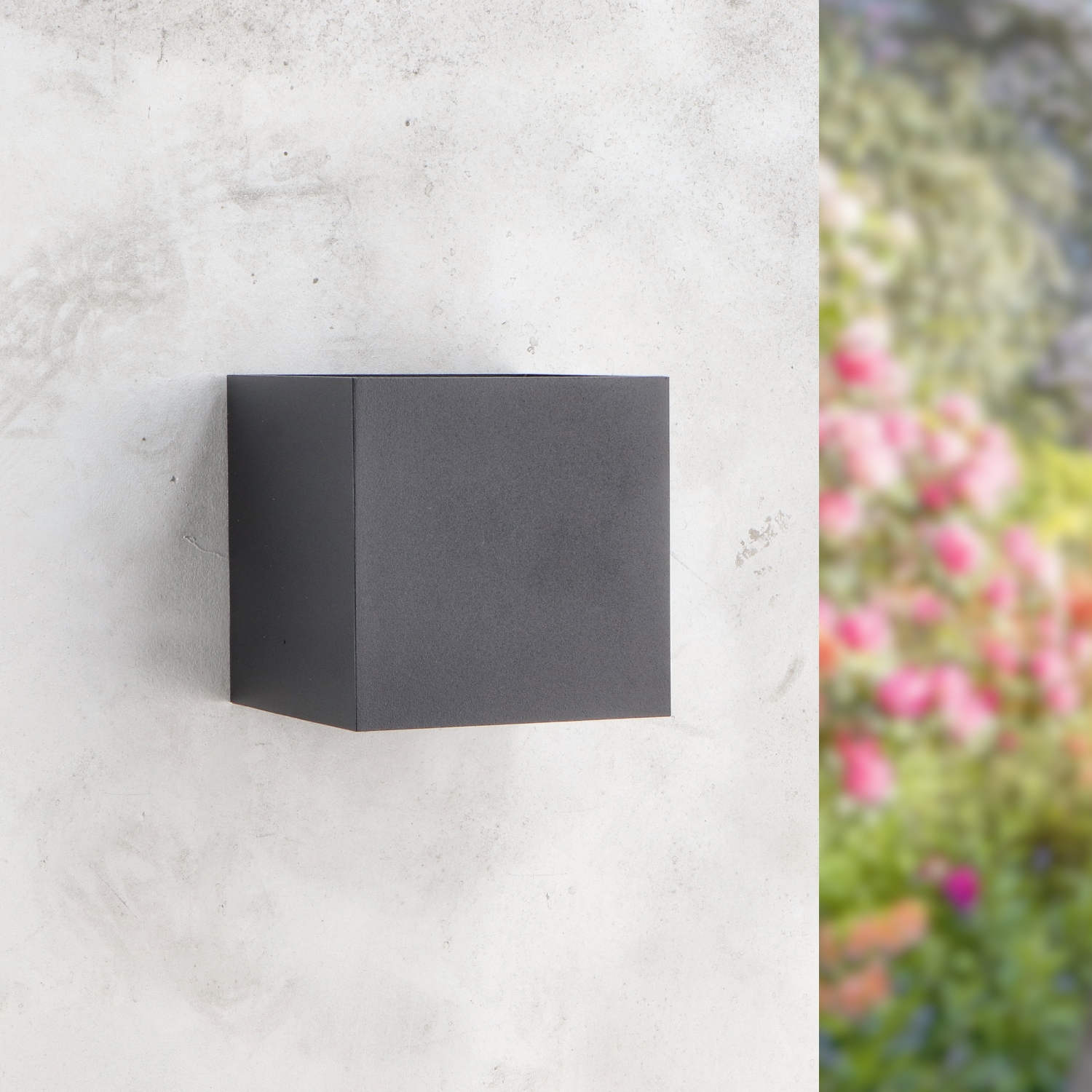 Applique Murale Led Cube Black 6W Ip54