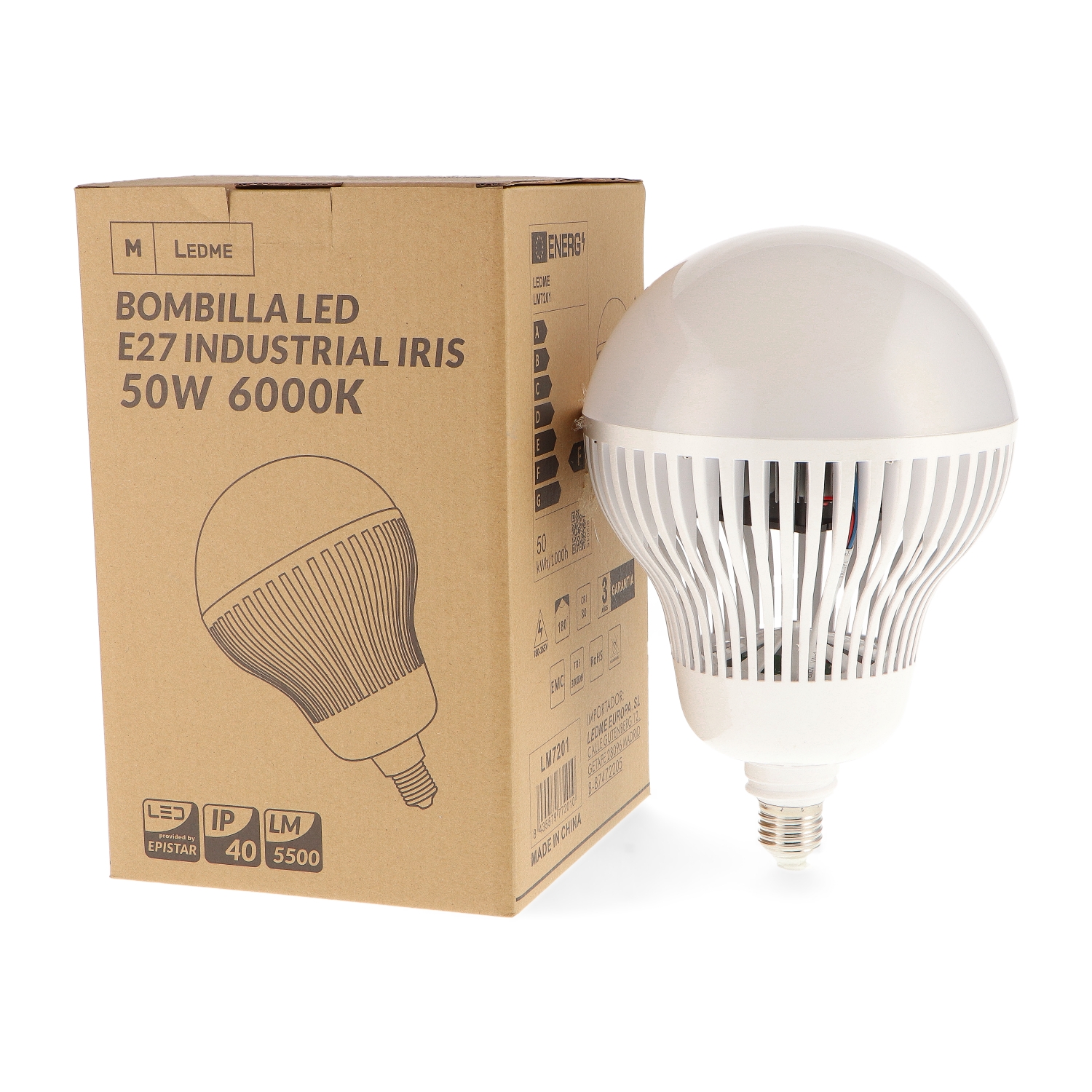 Ampoule Led E27 50W Iris Industriel - Dsc
