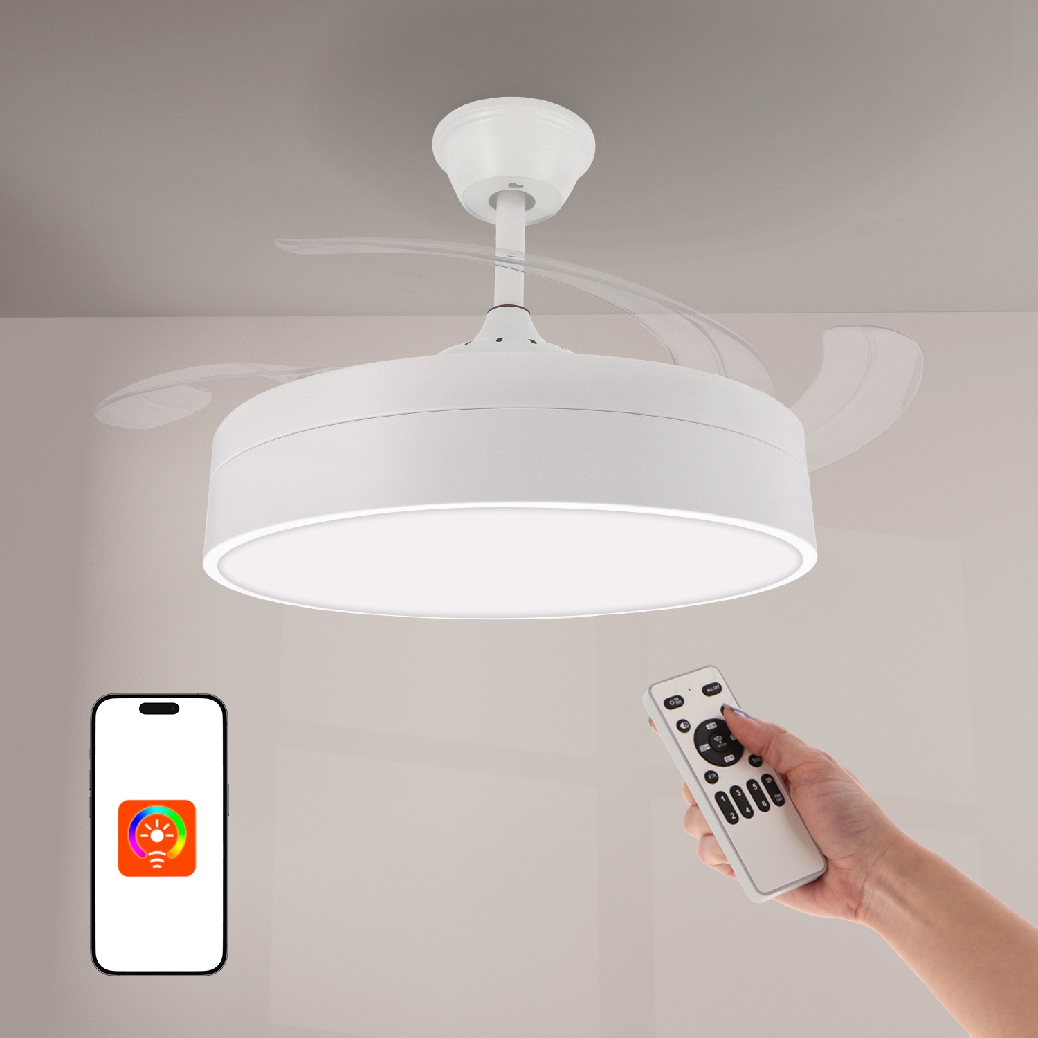 Ventilateur de Plafond Led Messe