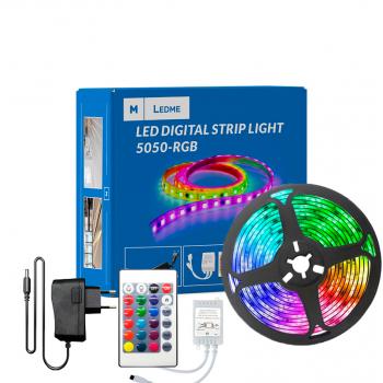 Pack Ruban de Led 12V 5050 30L Rgb - 3 Mètres