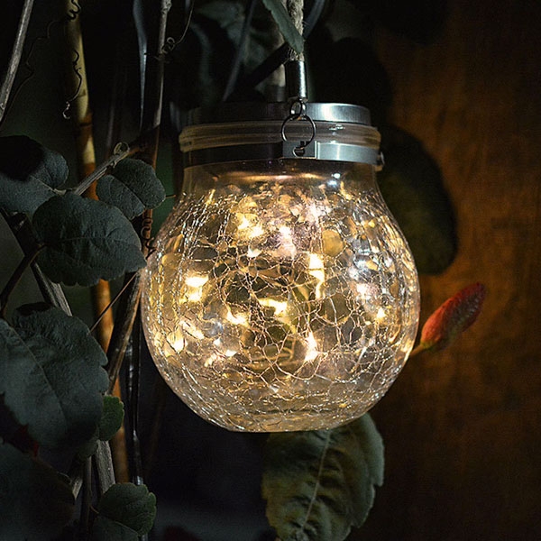 Lampada Solare Led Vintage Sphereglass Esterno
