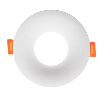 Portafaretto Downlight Circolare Fisso Bianco Serie Infinity  Gu10/mr16