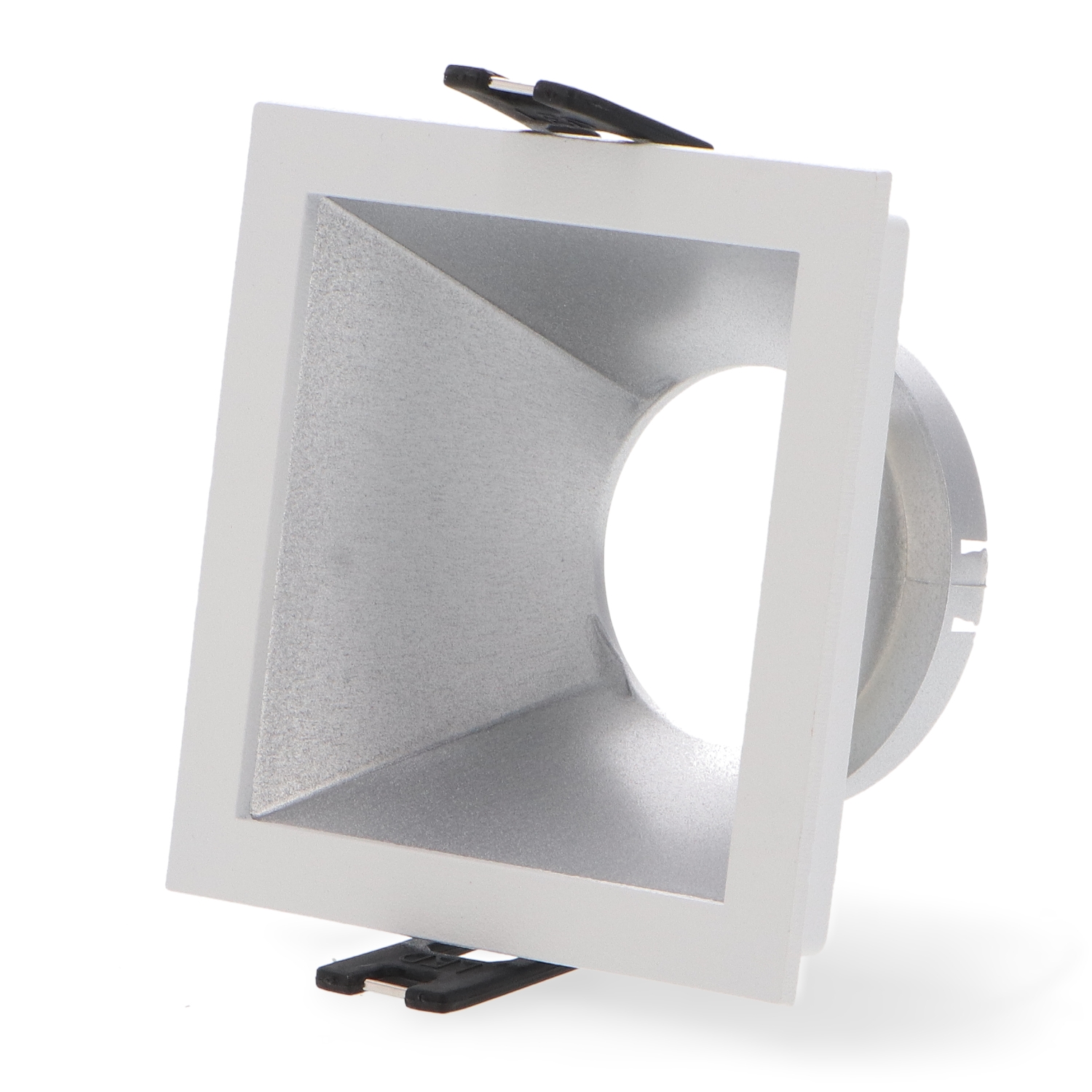 Portafaretto Downlight Quadrato Per Modulo/gu10/mr16 - Loau