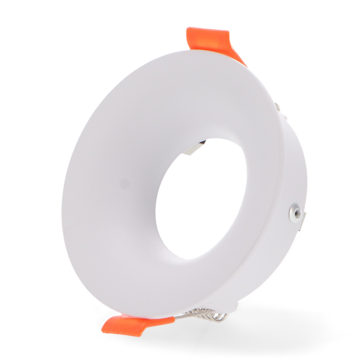 Portafaretto Downlight Circolare Fisso Bianco Serie Infinity  Gu10/mr16