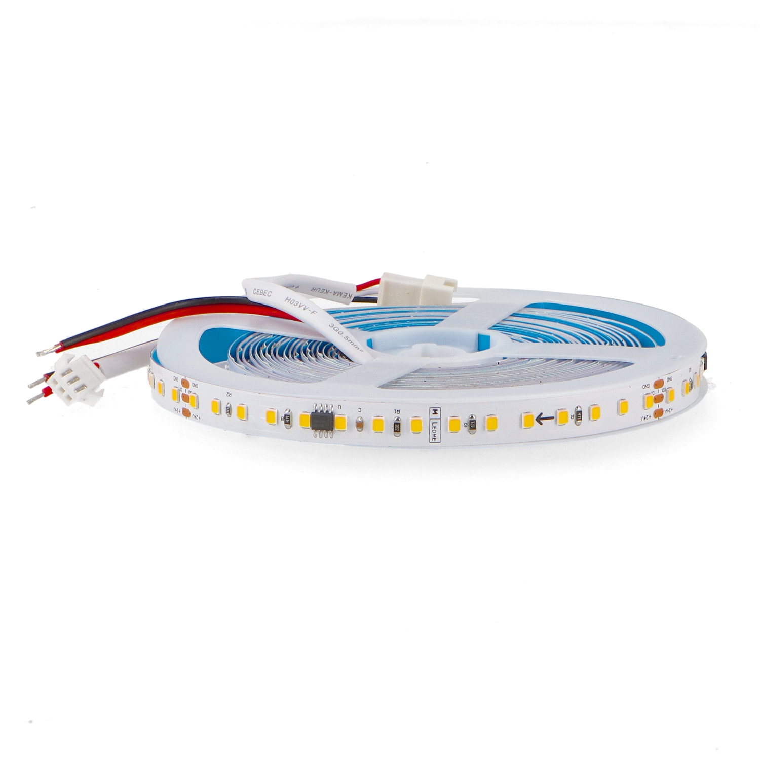 Striscia Led Digitale 24V Smd2835  120 Led/m  Ip20 - 5Metri