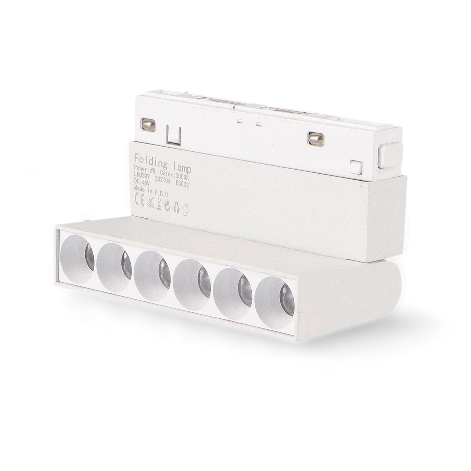 Faretto Led Aotrom 6W Bianco Per Binario Magnetico 48V - Dsc