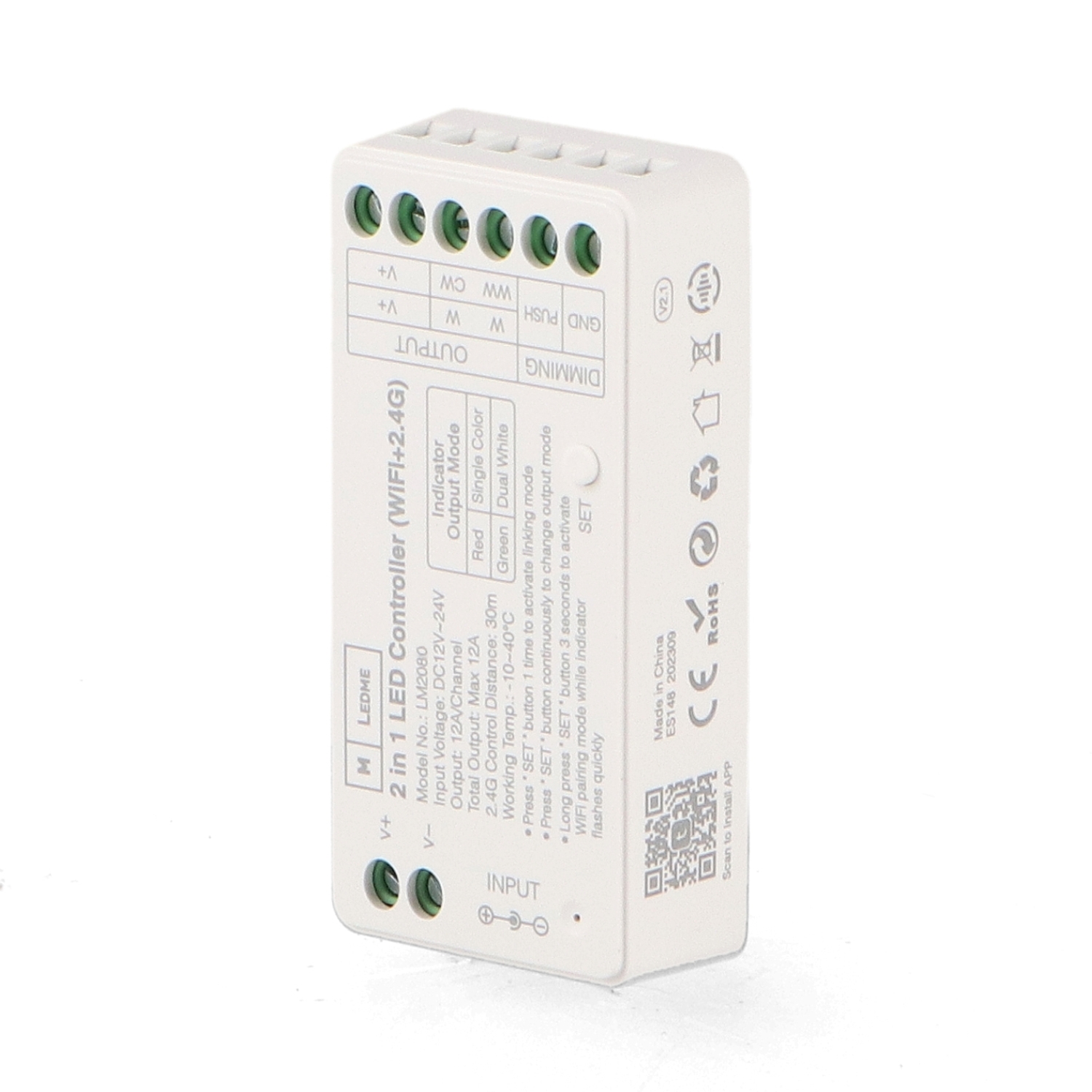 Controller Dimmer Led 12-24Vdc   Monocolore/cct