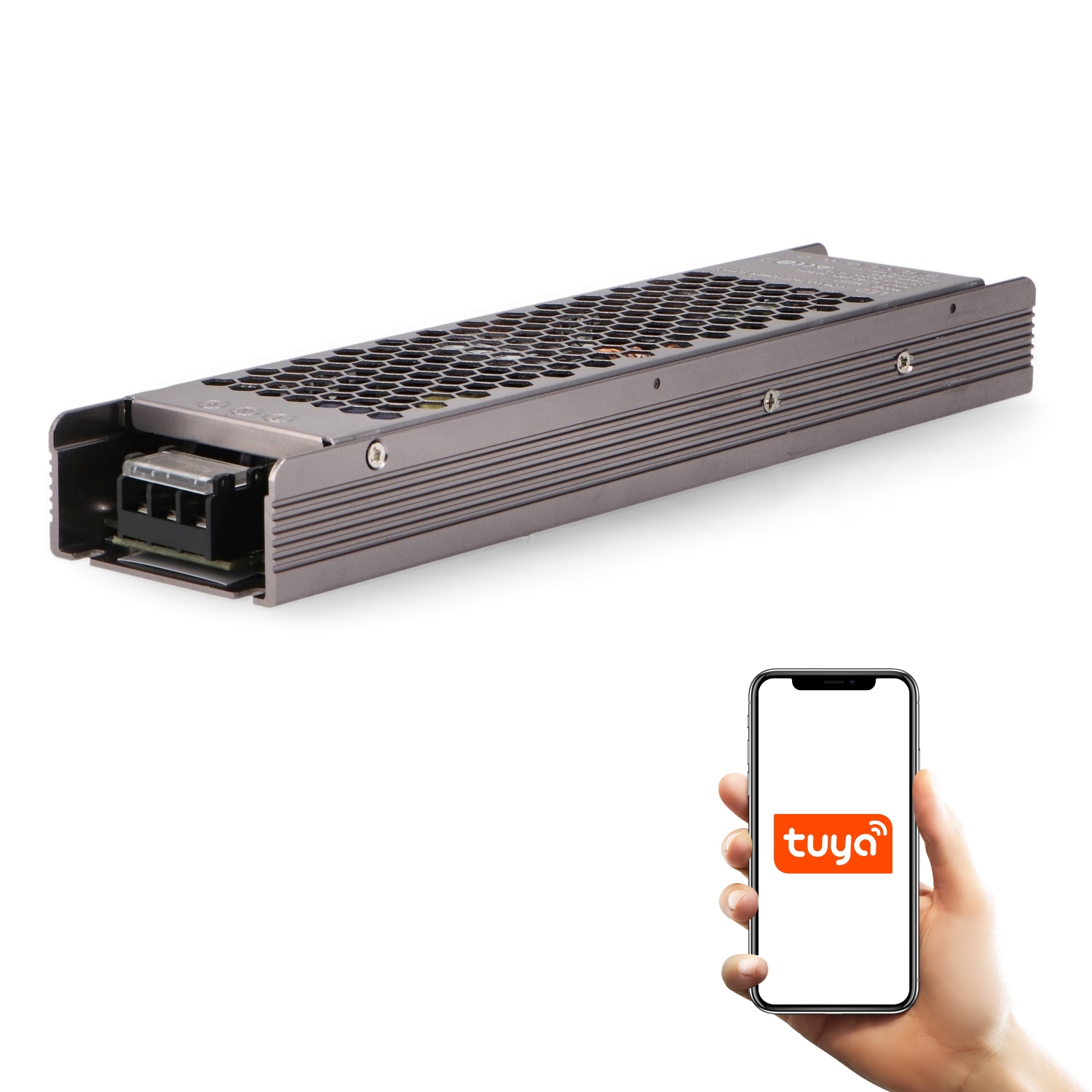 Transformatore Dimmerabile By App Tuya Led 400W 24Vdc Rgb+Cct