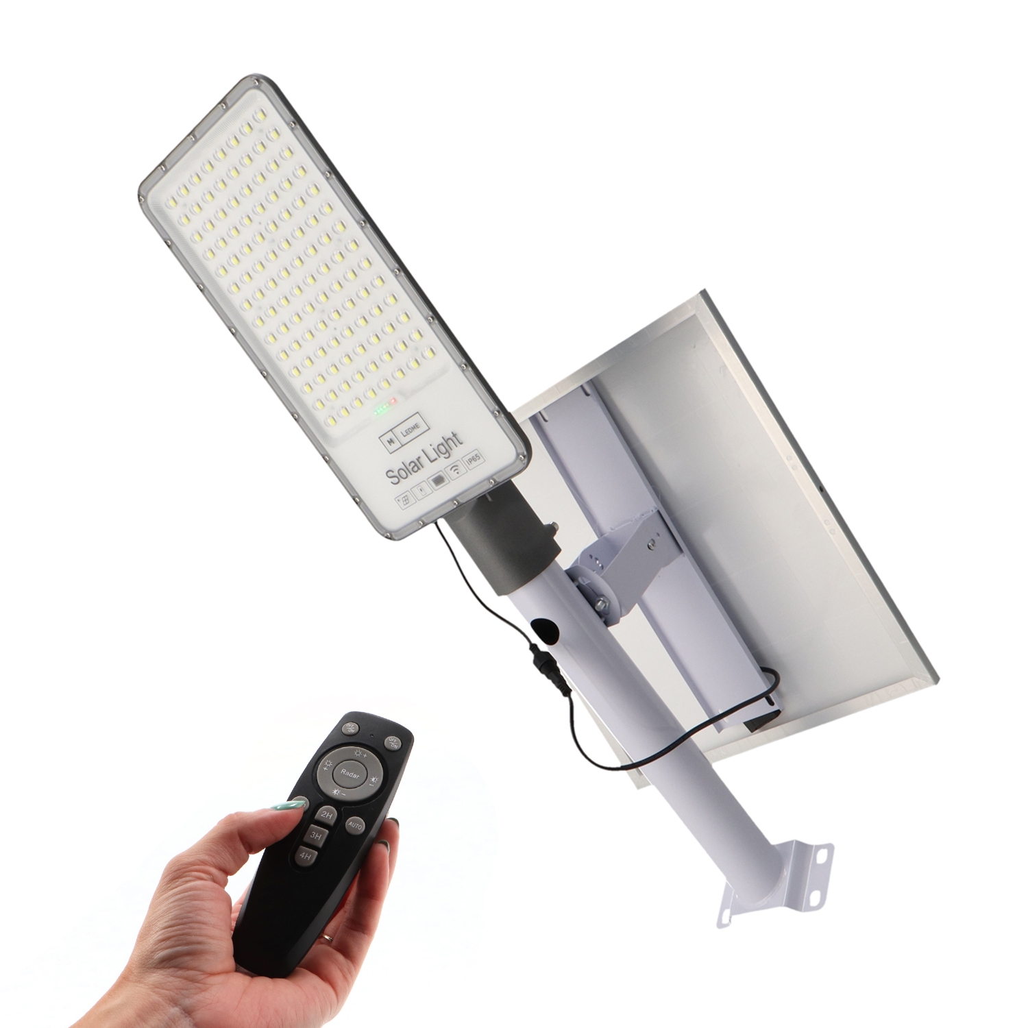 Lampione Stradale Solare Led Maxlight 250W Per Illuminazione Pubblica