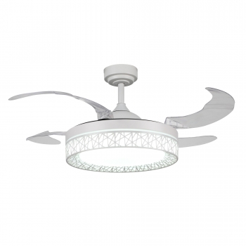 Ventilatore Soffitto Led White Aqua