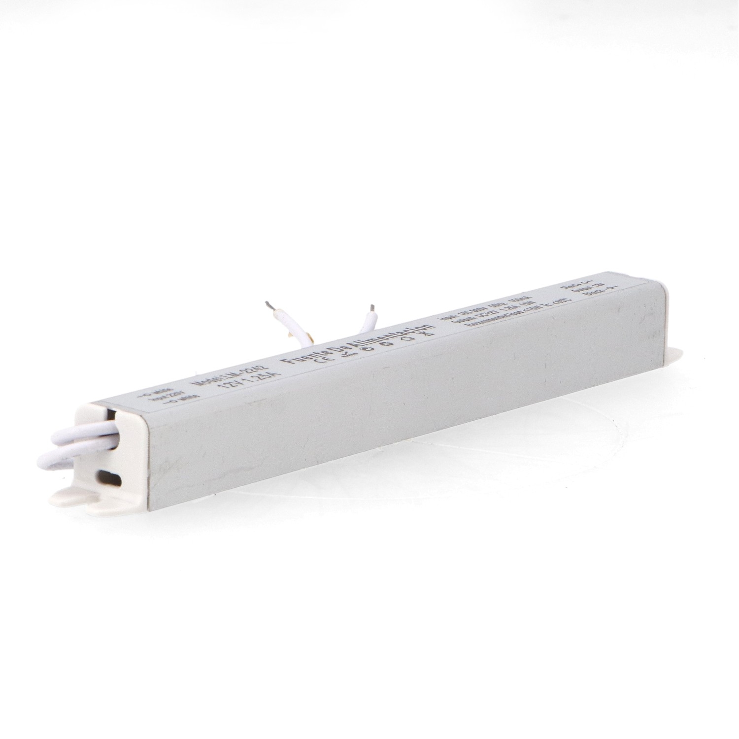 Transformador Para Fitas Led 15W 12Vdc (Especial Para Perfis)